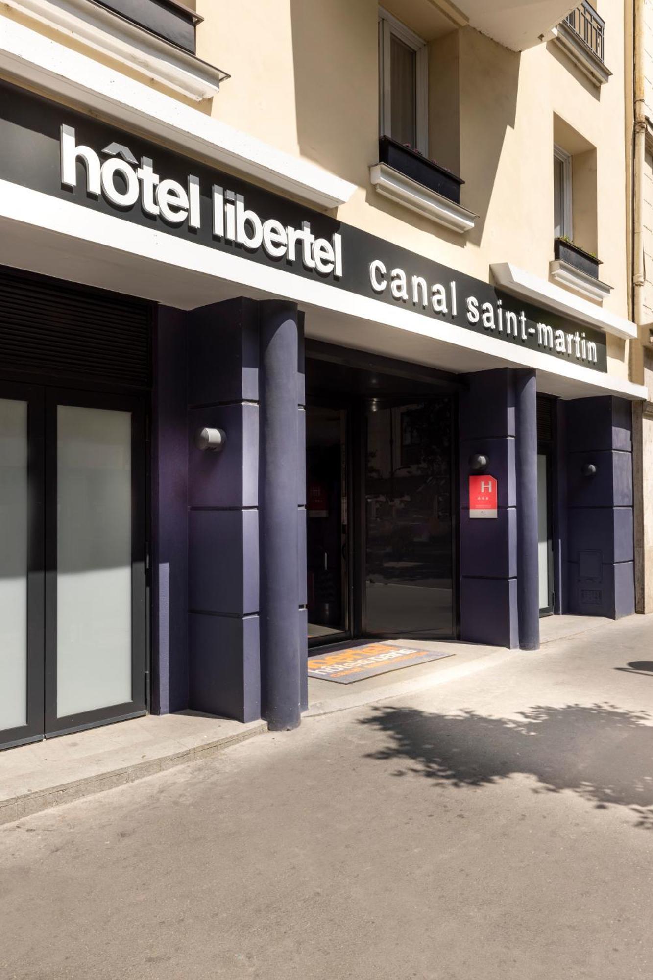 Libertel Canal Saint Martin Paris Eksteriør bilde