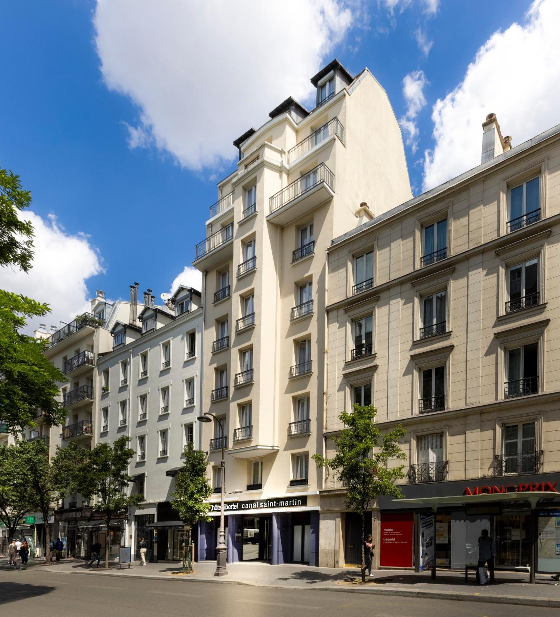 Libertel Canal Saint Martin Paris Eksteriør bilde